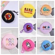 Game Plush Among Us Wallet Schoolbag Pendant Cute Coin Purse Accessory Keychain Card Bag