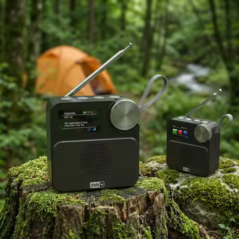 Bluetooth-compatible Internet FM Radio Built-in Battery Digital Radio with 1.47inch Color Display Ex