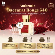 MFK Baccarat Rouge 540 /EDP/Free Drawstring Pouch/Decant/Refills/2.2ml/5.2ml