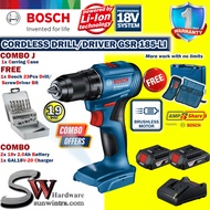 COMBO BOSCH GSR185 18V CORDLESS DRILL/DRIVER19Pcs HSS Drill Bit**SOLO or BATTERY CHARGER GSR 185 FRE