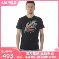 ARMAEI EA7 Men's Printed Cotton Short Sleeve T-Shirt - Authentic Product