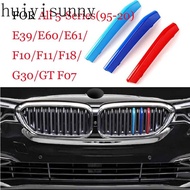 HYS 3 Colors ABS Front Grill BMW 5 Series E39 F10 E60 F07 G30 1995-2022 Car Front Racing Grille Trim