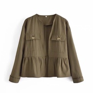 KEMEJA D4 - Latest Models Tops Import Outfit Fe-Jumbo Outerwear Women Cardigan Top Outer Korean Styl