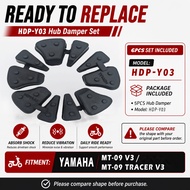 HUB DAMPER YAMAHA MT-09 V3 MT09 TRACER V3|HDP-Y03 Rear Cushion Rubber|6PCS SET