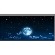 3D painting for aquarium, painting code 1196, dark blue background, dark color, 3D decal painting 3l