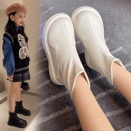 Children's Boots Girls Autumn and Winter Explosive Cotton Boots 2022 New Martin Boots Girls Casual Leather Boots Student Trendy Shoes