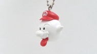 Tomy Mario Galaxy 2 Mobile Strip Key Chain Gacha Boo Mario 害羞 幽靈 絕版 懷舊 瑪利歐 瑪利奧 賽車 孖寶 兄弟 電話繩 手機 鎖匙扣 扭