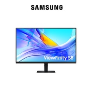 MONITOR (จอมอนิเตอร์) SAMSUNG VIEWFINITY S8 S80UD LS37D800UAEXXT - 37 INCH VA 4K 60Hz KVM USB-C