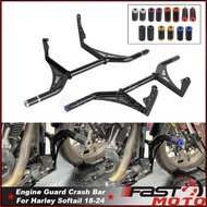 s Bumpers Front Highway Crash Bars For Harley Softail ard FXST FXBB FXBBS FXLR FXLRST FXFB FXFBS 18-