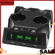 4 in 1 Controller Charging Dock Station Stand for    VR Move Quad Charger for PS MOVE Controller