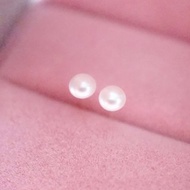 ITS-E101【925銀・天然淡水珍珠】4mm珍珠耳針耳環