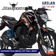 Decal BYSON FI Full Body Simple Motorcycle Sticker BYSON FI Accessories Set Sticker List Cool Variat