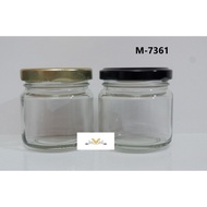 M-7361 120ml / 4oz glass jar 24pcs per box with free plastic seal