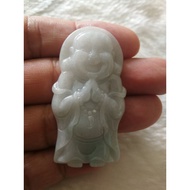 Jade Laughing Buddha Pendant