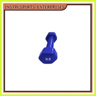 Dumbbell Vinyl 3LBS Weight Dumbbells Exercise Fitness Gym 40 per 1LB. Piece or Pair