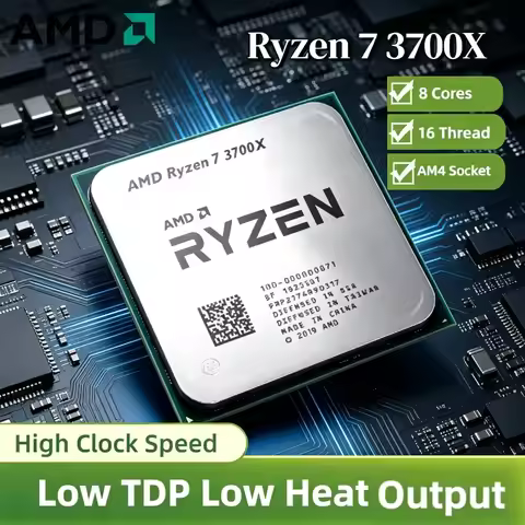 2026 R7 3700X AMD 100% Brand New Ryzen 7 3700X 3.6 GHz 8-Core 16-Thread CPU Processor 65W 7NM L3=32M