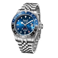 ARBUTUS DIVE INSPIRED AR2102SUS GMT STAINLESS STEEL MEN'S WATCH