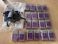 3M 7501防護口罩+ P100–7093 濾芯 9對