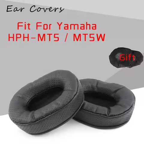 Ear Covers Ear Pads For Yamaha HPH-MT5 HPH-MT5W HPH MT5 MT5W Headphone Replacement Earpads Ear-cushi