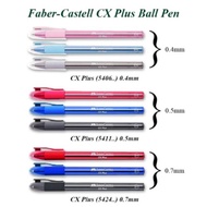 Faber-Castell CX Plus Ball Pen 0.4mm/0.5mm/0.7mm per batang