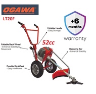 Ogawa LT20N 52cc Petrol Engine Wheeled Brush Cutter Trimmer