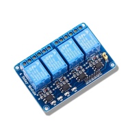 BoonTech 5VDC 4-Way 5VDC Relay Module with Optocoupler Isolation Low-Level trigger | Boon Technology