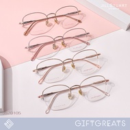 JILL STUART - JS70105✨ กรอบแว่นไทเทเนียม กรอบเซาะร่อง