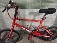 JAVA LIMITED 紅色摺疊單車