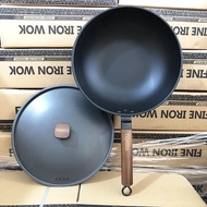 【 48 hour shipping 】 TEMBEA pot uncoated iron pot cast iron pot non stick pot for household use