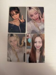 Le sserafim小卡 Chaewon小卡 Yunjin小卡