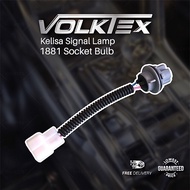 1Pcs 1881 Socket Bulb Kelisa Signal Lamp Light T20 Socket Bulb Reverse Lamp Socket Car Myvi Kereta K