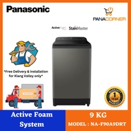 (FREE SHIPPING & INSTALL KL SEL) Panasonic 9kg NA-F90A9DRT Top Load Washing Machine for Stain Care