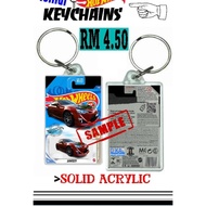 hotwheels mini keychain 86 red