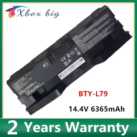 BTY-L79 Laptop Battery for MSI HTCVIVE vr one 7RE-231CN Backpack Portable Battery 14.4V 6365mAh/91.6
