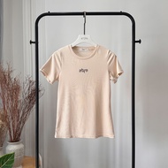 Atipashop - BLAINE RIB T-SHIRT เสื้อยืด แขนสั้น คอกลม