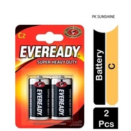 Eveready Zinc Batteries Super Heavy Duty C Pack Of 2