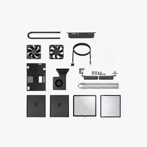For Bambu P1P Enclosure Upgrade Accessories for BambuLab P1P Enclosure Chamber Fan P1S Cable Chain G