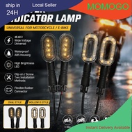 2Pcs/Bag 48-60V Ebike Electric Bike Turn Signal LED For Mini Flashing Indicator Blinker Lamp Univers