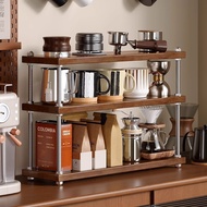 Vintage Solid Wood Cup Holder Coffee Cup Storage Rack Water Cup Tea Cup Storage Shelf Kitchen Dining