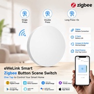 EWelink eWelink Scene Button Zigbee Wireless Button Compatible with 2MQTT, Alexa, Alice