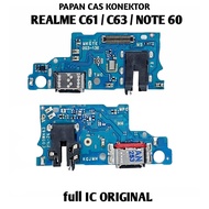 Realme C61 charging board C63/ nore 60/ full ic pcb connectorOriginal charger board replacement for 