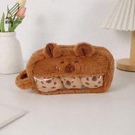 EduElite Dễ Thương Kawaii công suất lớn capybara bút Túi vui phim hoạt hình thời trang capybara sang