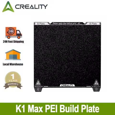 Creality K1 Max PEI Build Plate Kit 315*310mm with Excellent Heat Resistance for FDM 3D Printers