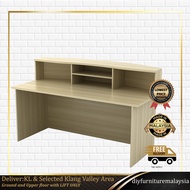 Executive Reception Counter Table | Office Receptionist Table 6ft/7ft | Meja Kaunter Restoran