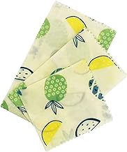 Lurrose 3pcs beeswax wrap candy wrappers bread sandwich organic food sandwich wrap beezewax beeswax cloth wax wrap organic beeswax cloth washable food wrap cheese wrapping paper