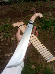 golok baja per soren putih cap jumin tebas bambu kayu kupas kelapa khas banten