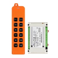 HOt 433MHz 315MHz Wireless Receiver Smart Switch Smart Home Automation System Industry AC 12 Ch FSK 