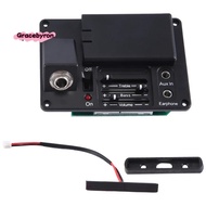 Electric Silent Cello Pickup Transducer Soft with Headphone Black VPU-400 for DIY Cello Strings Inst