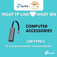 TP-Link UE302C 2.5G USB-C Ethernet Adapter – 2.5 GbE, Aluminum, Foldable, Plug-n-Play, Travel-Ready 