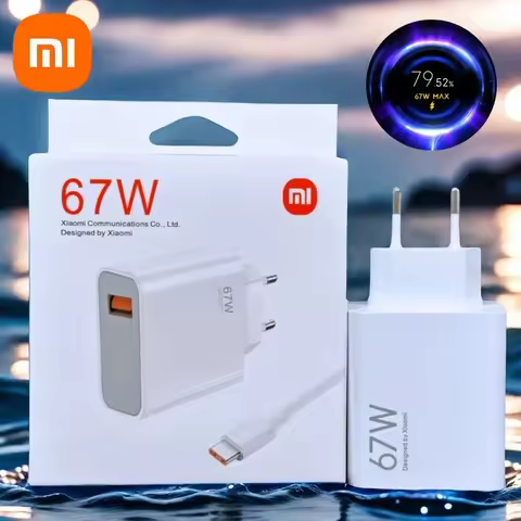 Xiaomi 67W Charger Original Fast Charge Turbo Adapter Usb Type C Cable For Redmi Note 14 13 Pro Mi 1